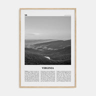 Virginia Travel B&W No 2 Poster