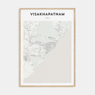 Visakhapatnam Map Portrait Poster