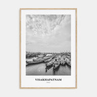 Visakhapatnam Portrait B&W Poster