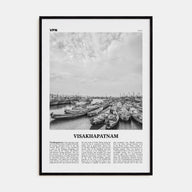 Visakhapatnam Travel B&W Poster
