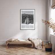 Visalia Travel B&W Poster