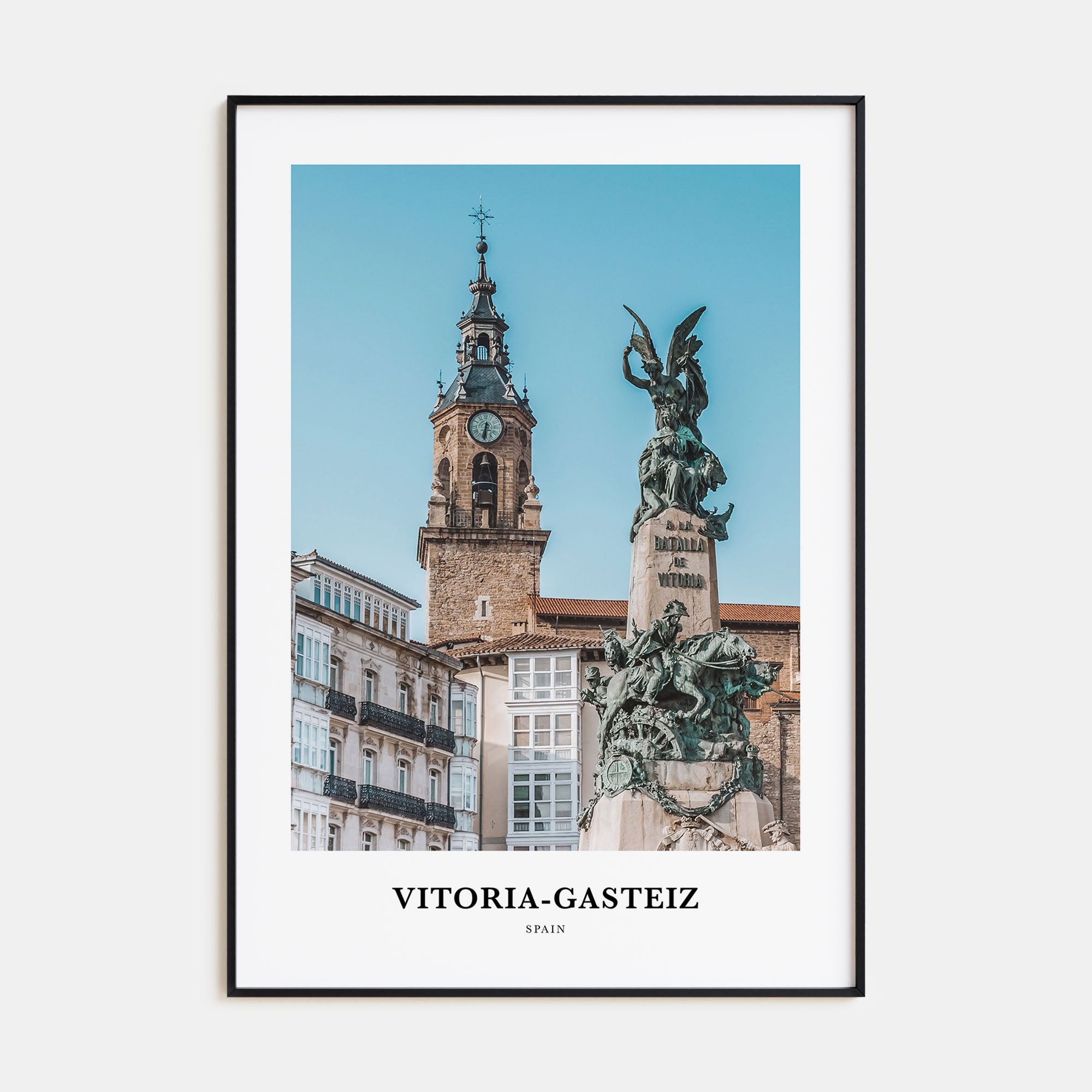 Vitoria-Gasteiz Portrait Color Poster