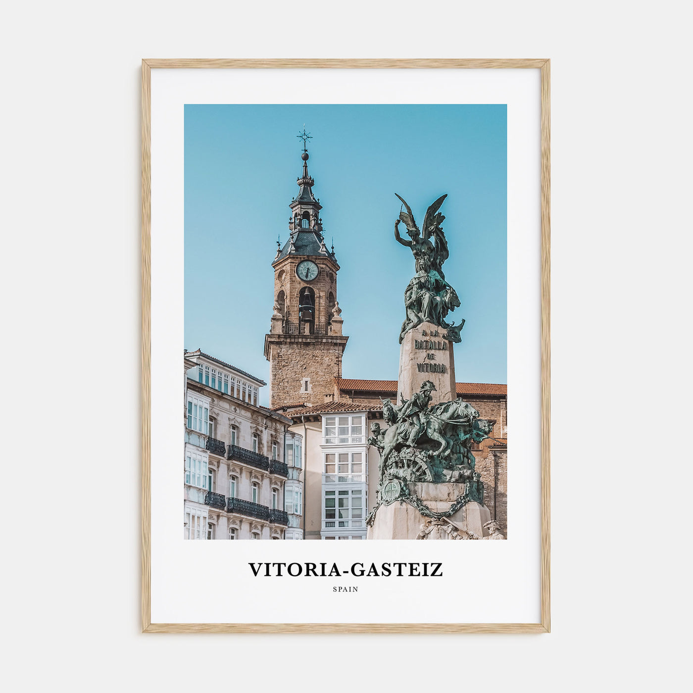 Vitoria-Gasteiz Portrait Color Poster