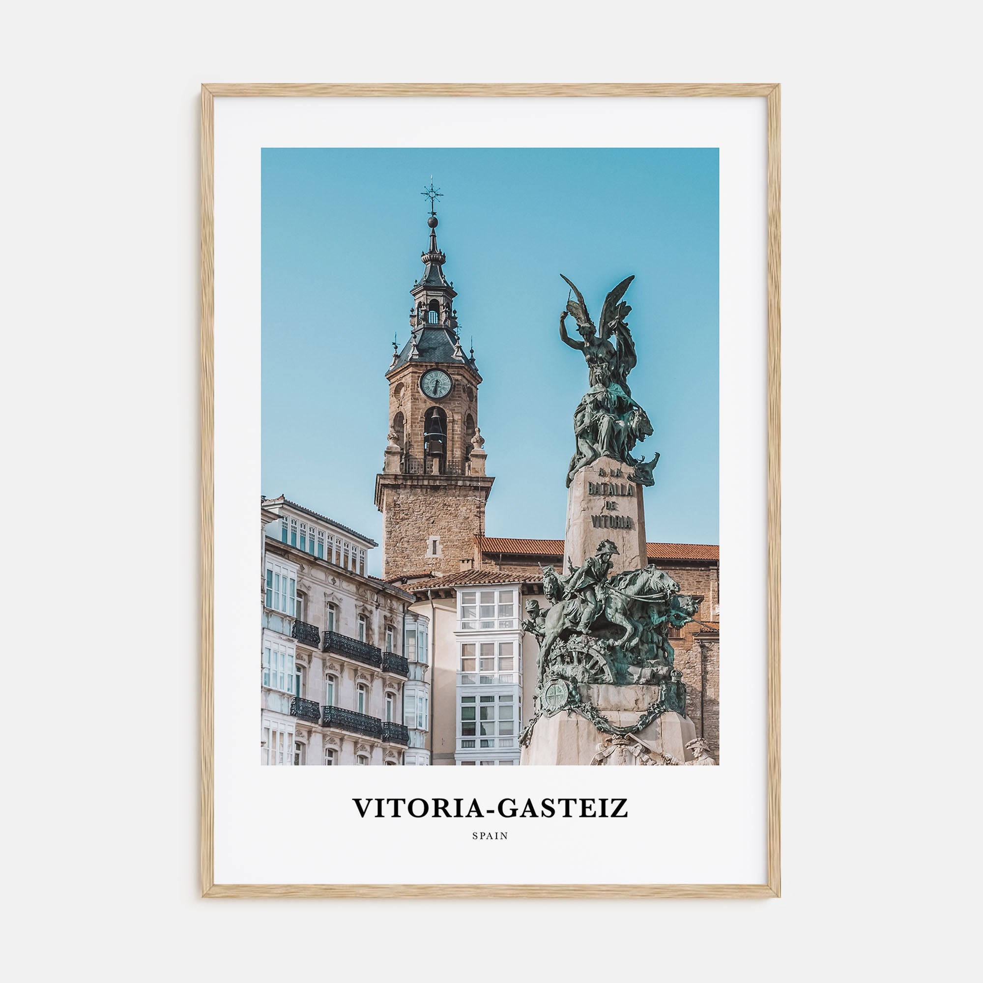 Vitoria-Gasteiz Portrait Color Poster