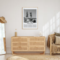 Vitoria-Gasteiz Travel B&W Poster