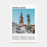 Vitoria-Gasteiz Travel Color Poster