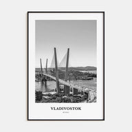 Vladivostok Portrait B&W Poster