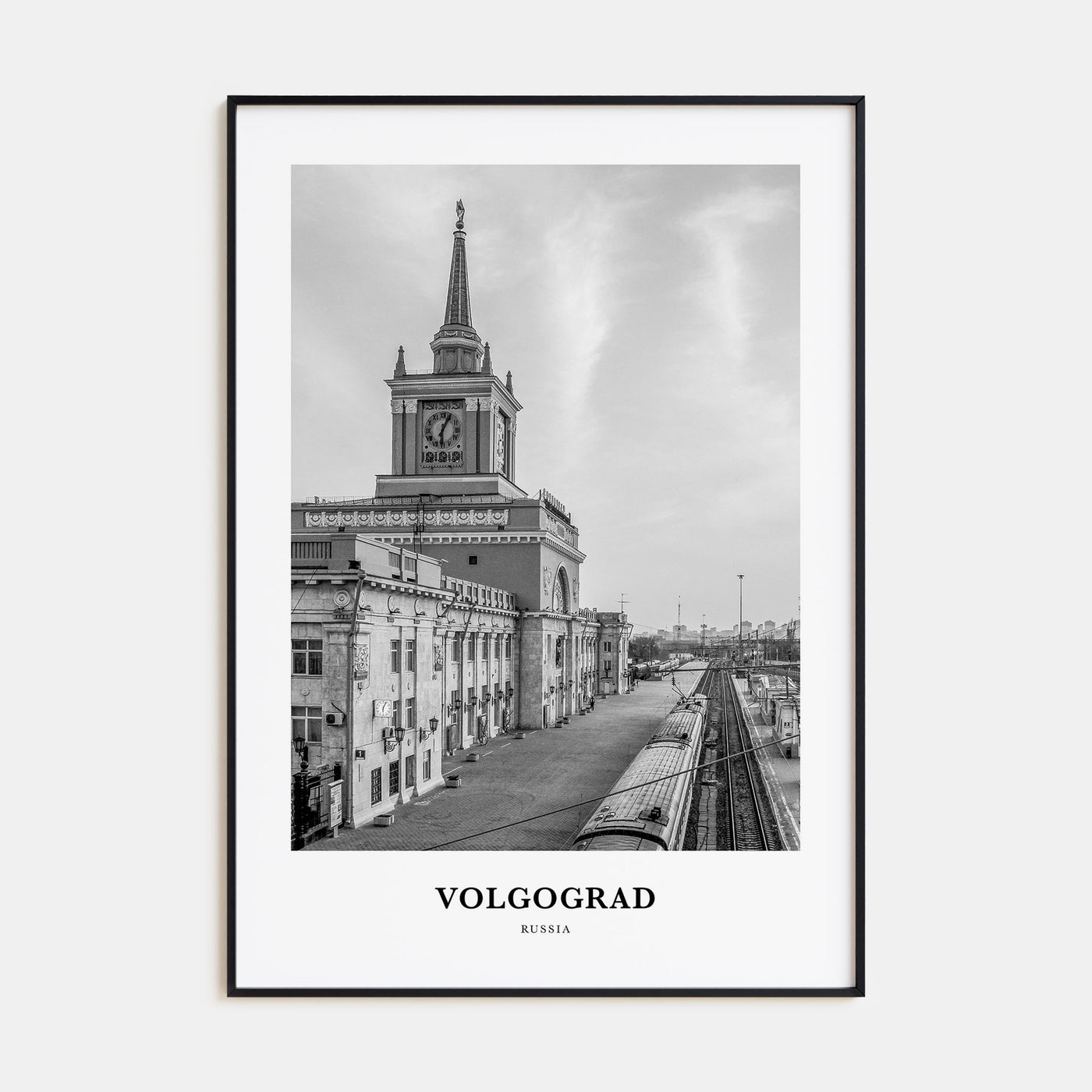 Volgograd Portrait B&W Poster
