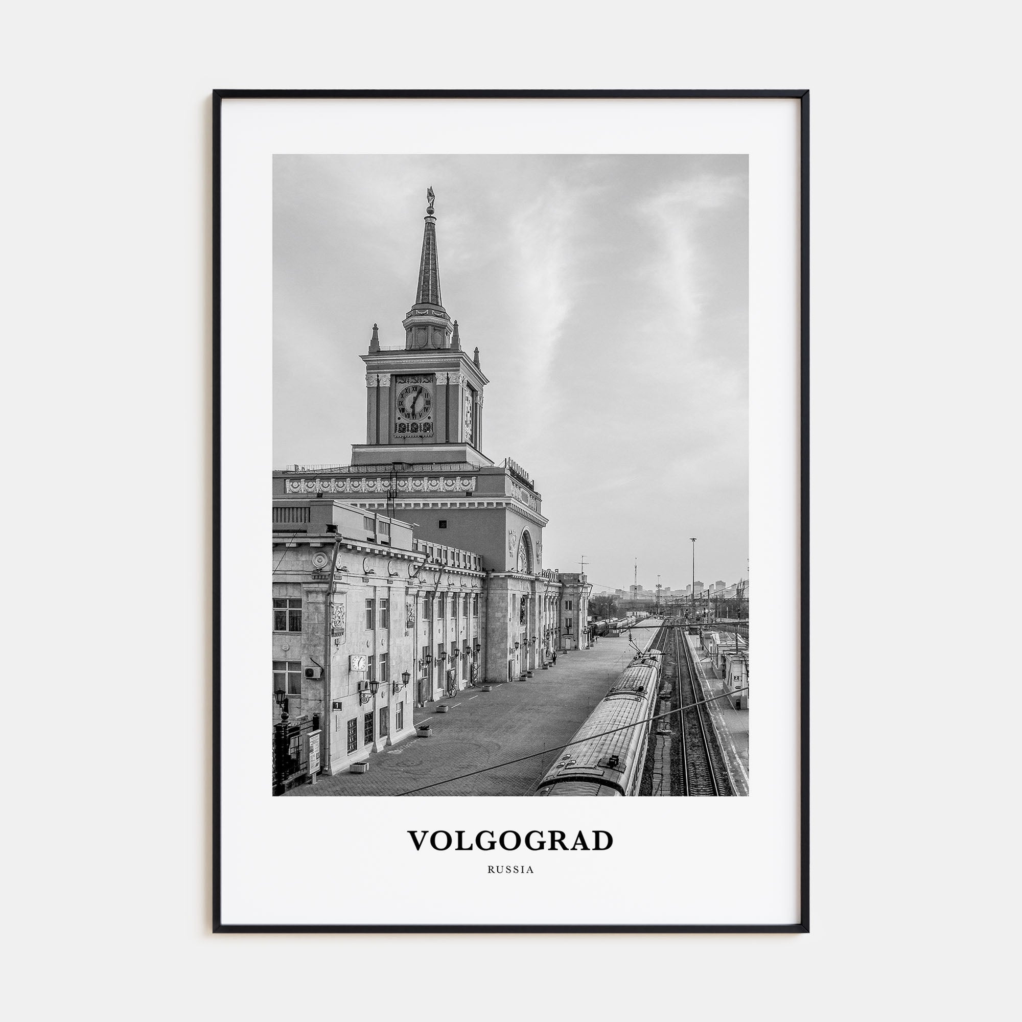 Volgograd Portrait B&W Poster