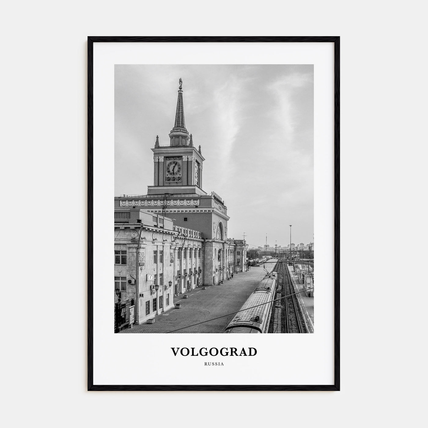 Volgograd Portrait B&W Poster