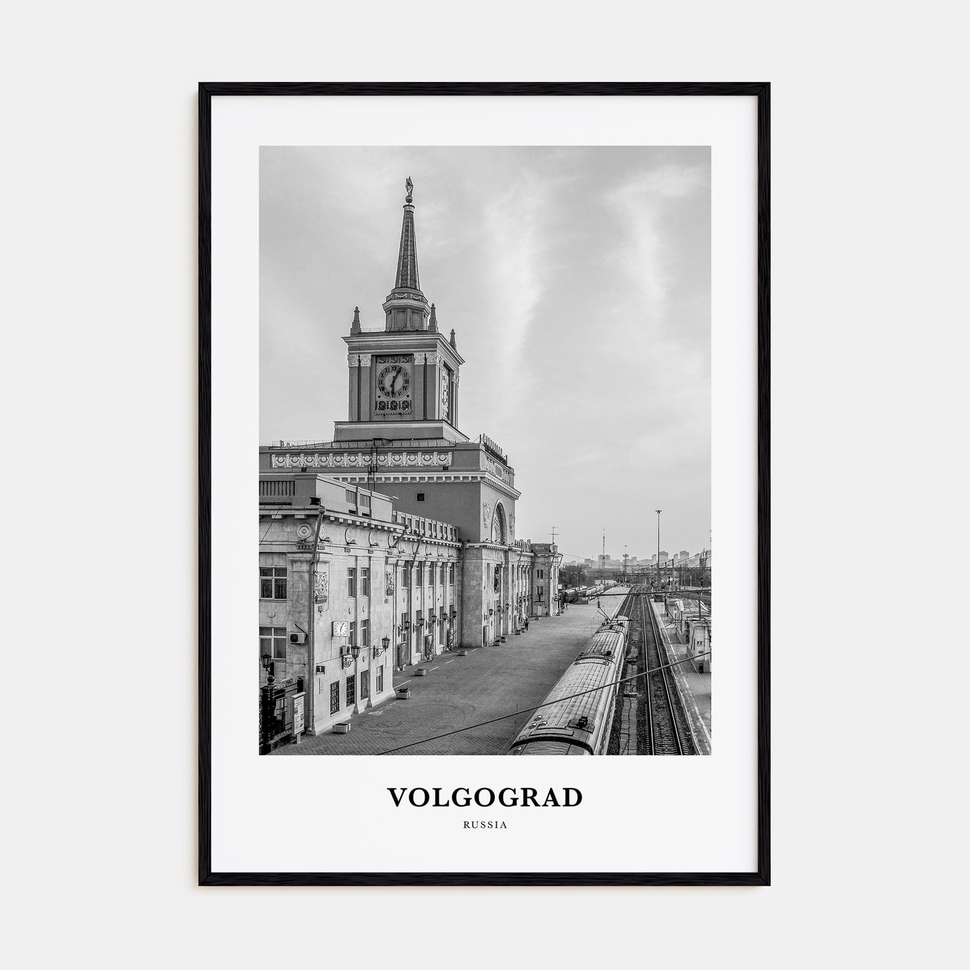 Volgograd Portrait B&W Poster