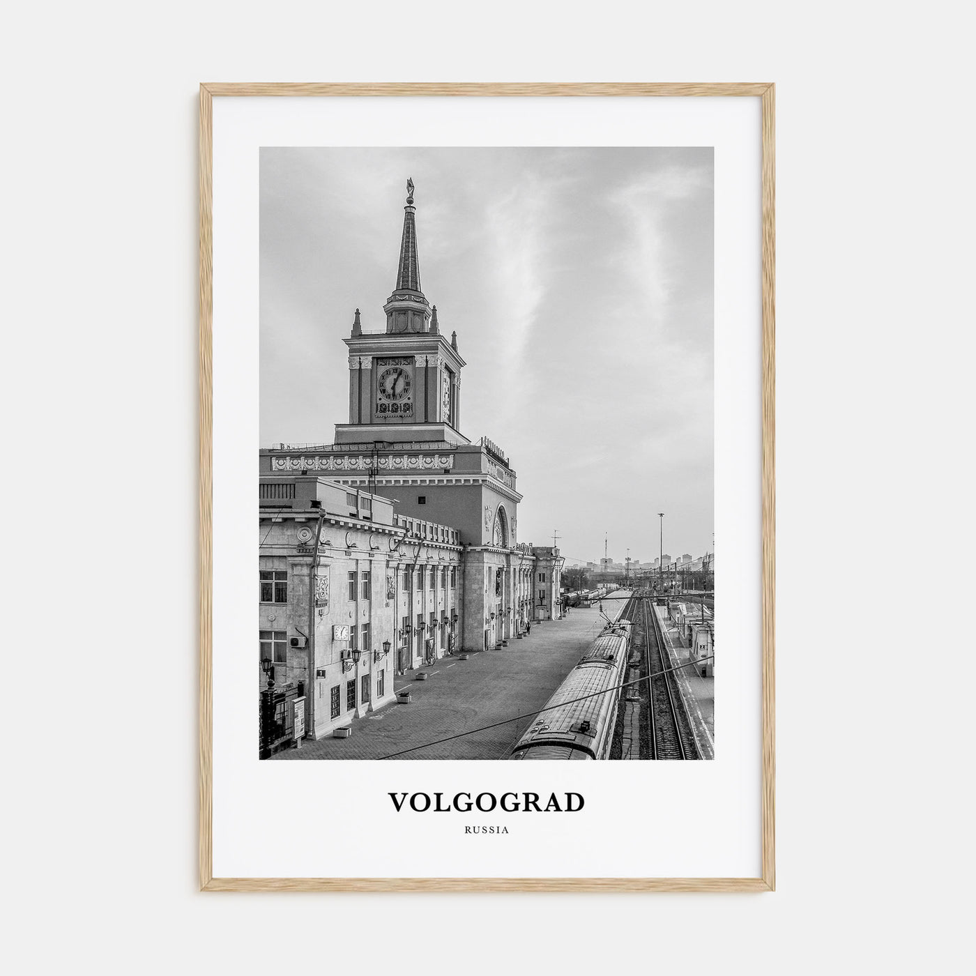 Volgograd Portrait B&W Poster
