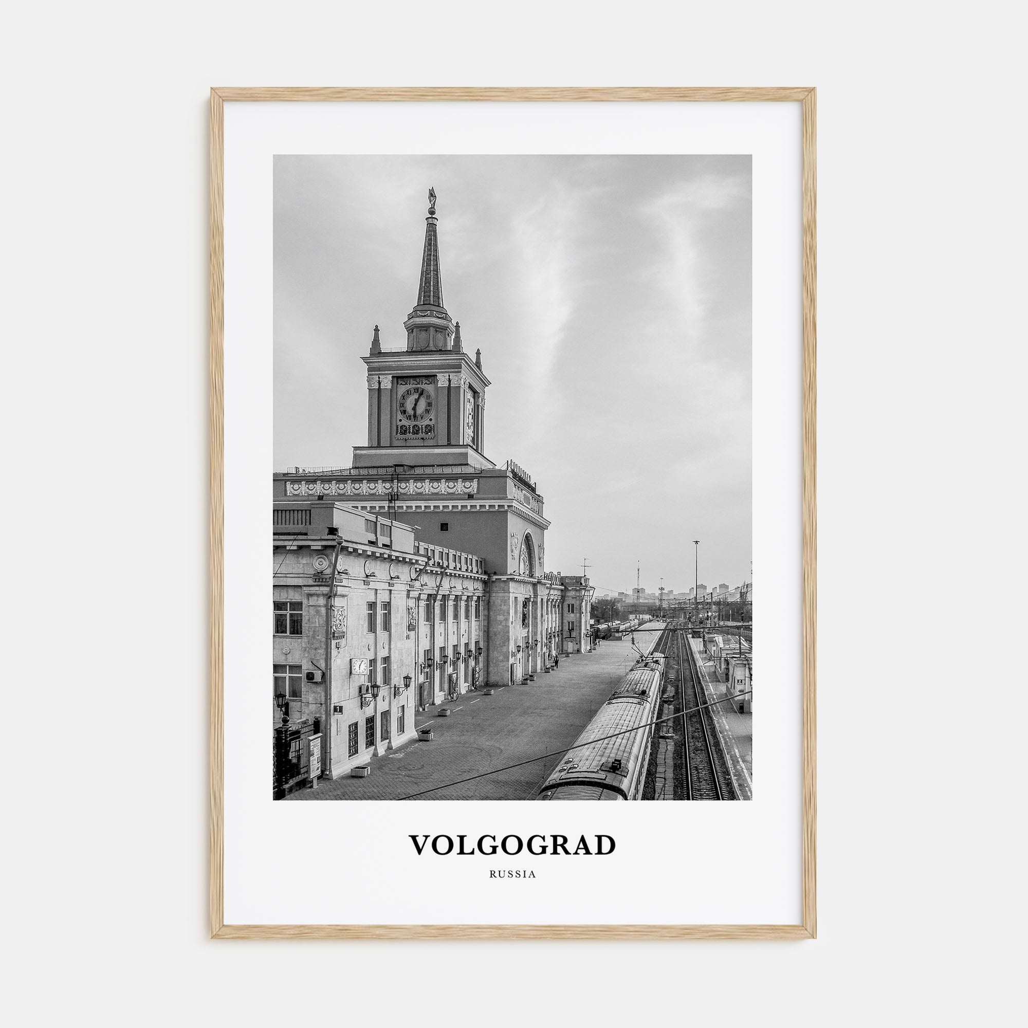 Volgograd Portrait B&W Poster