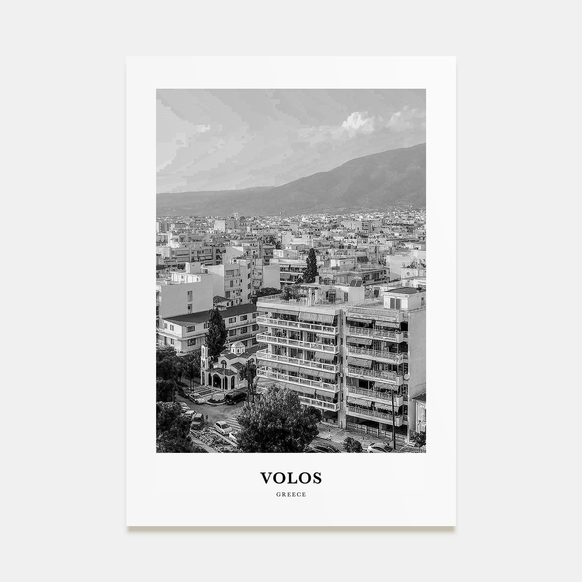 Volos Portrait B&W Poster