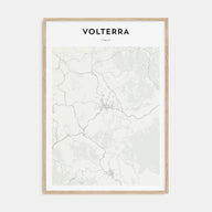 Volterra Map Portrait Poster