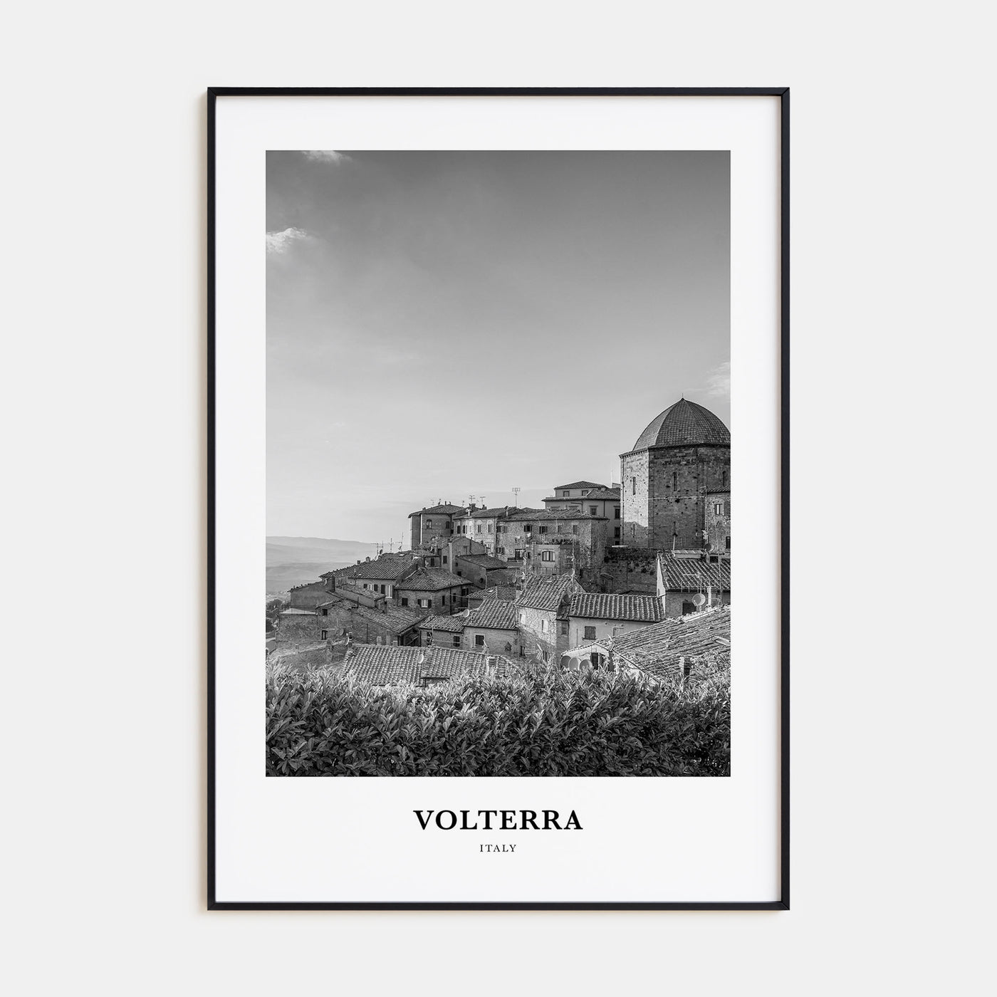 Volterra Portrait B&W Poster