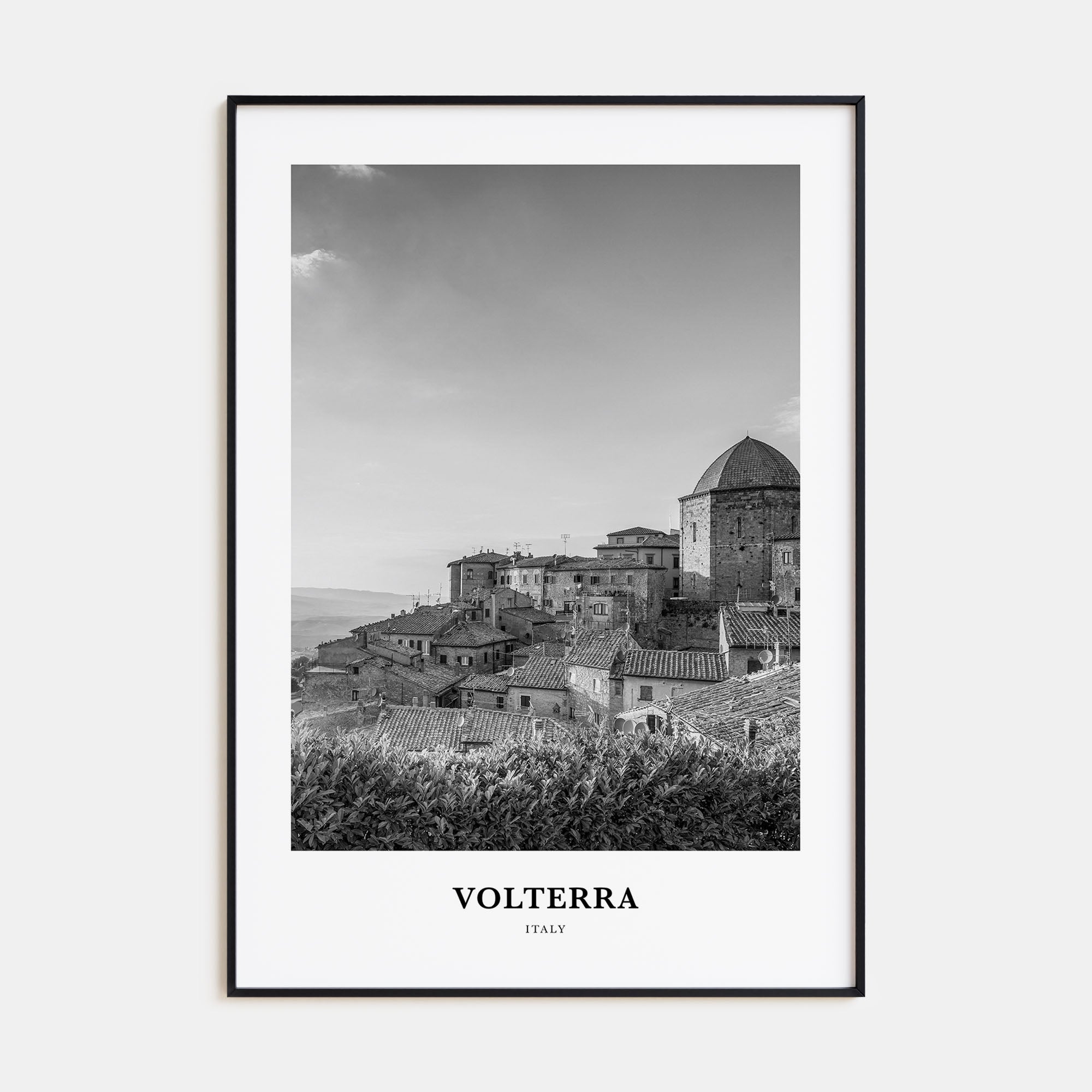 Volterra Portrait B&W Poster