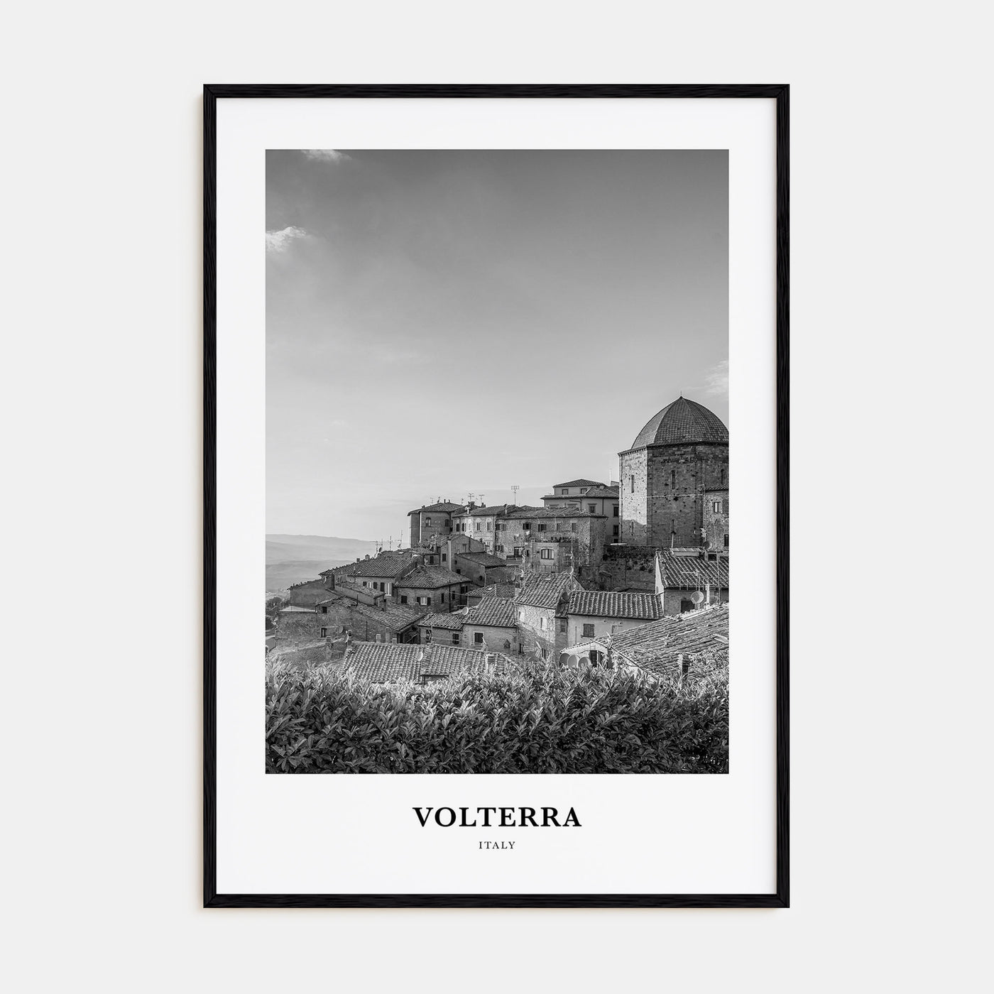 Volterra Portrait B&W Poster