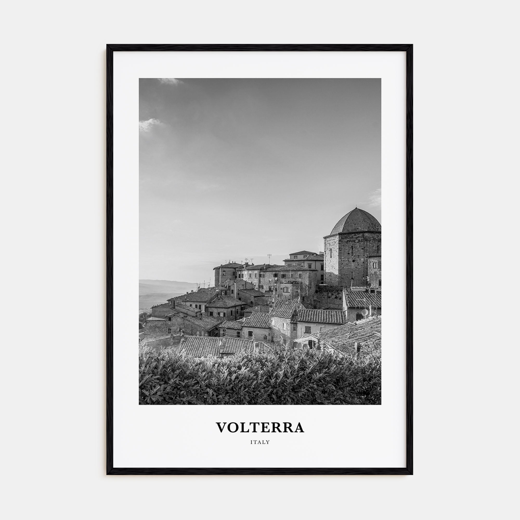 Volterra Portrait B&W Poster