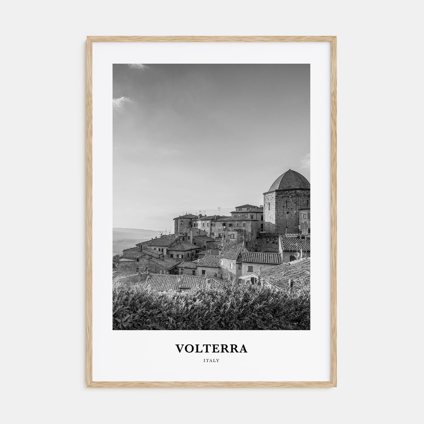 Volterra Portrait B&W Poster