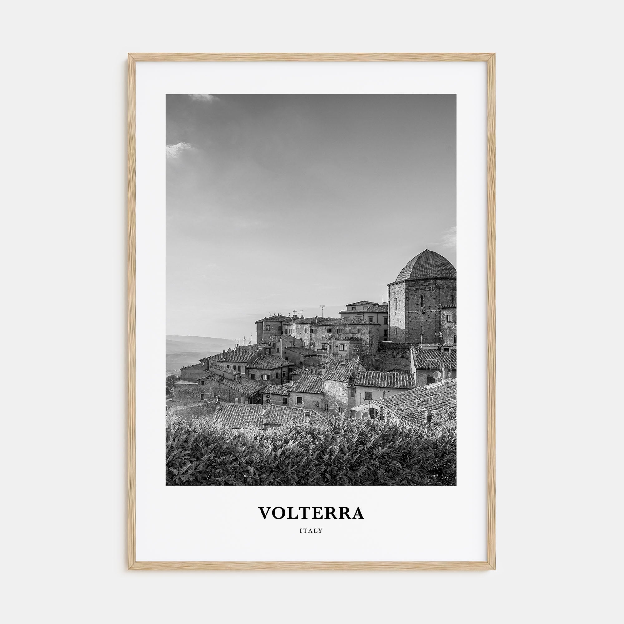 Volterra Portrait B&W Poster
