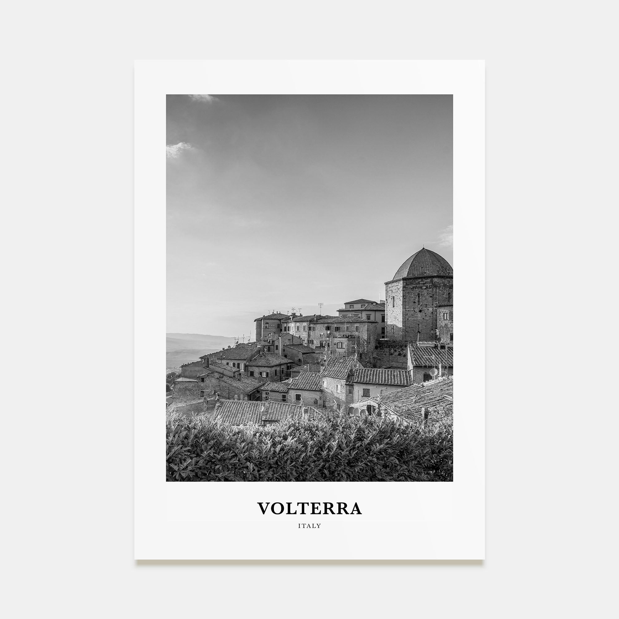 Volterra Portrait B&W Poster
