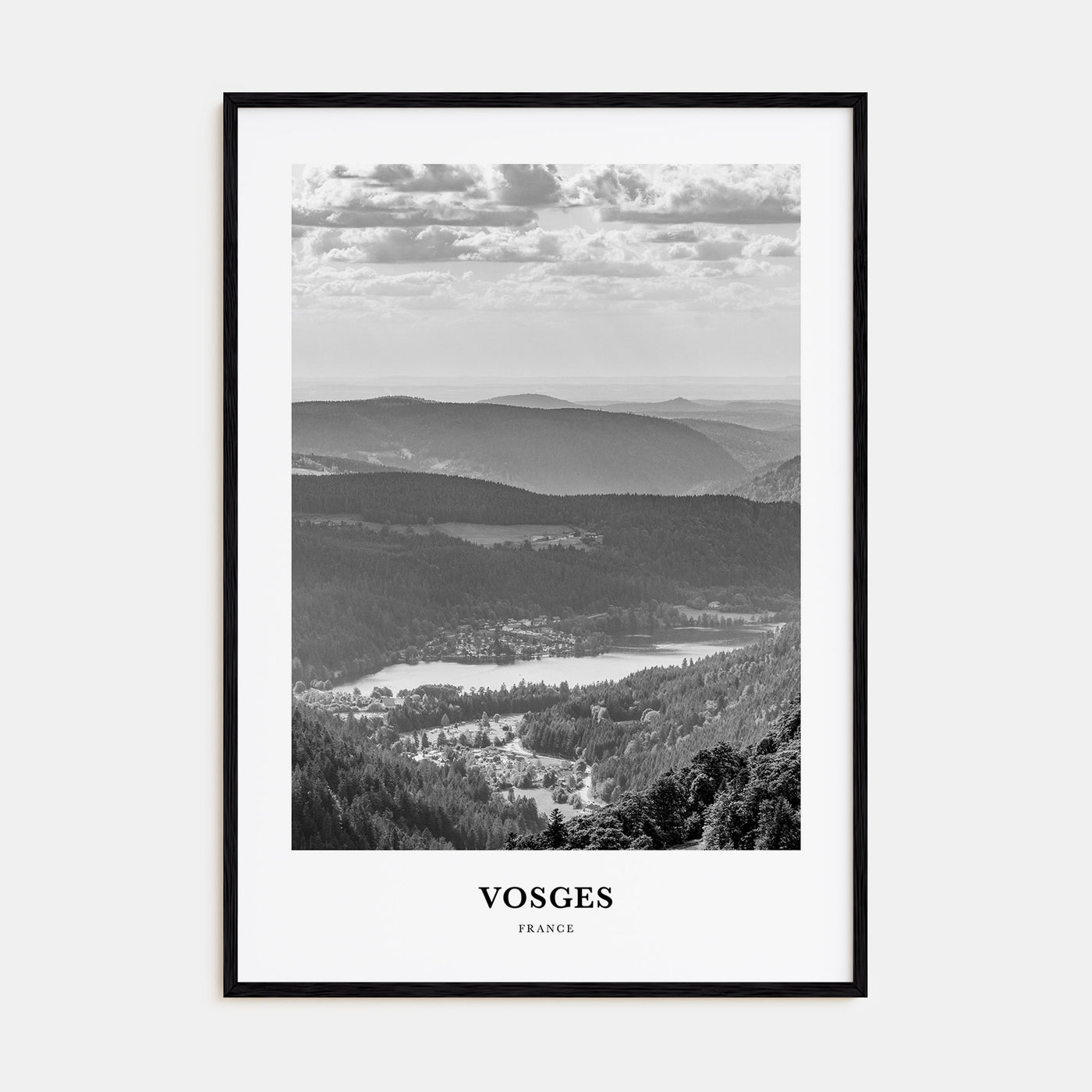 Vosges Portrait B&W Poster