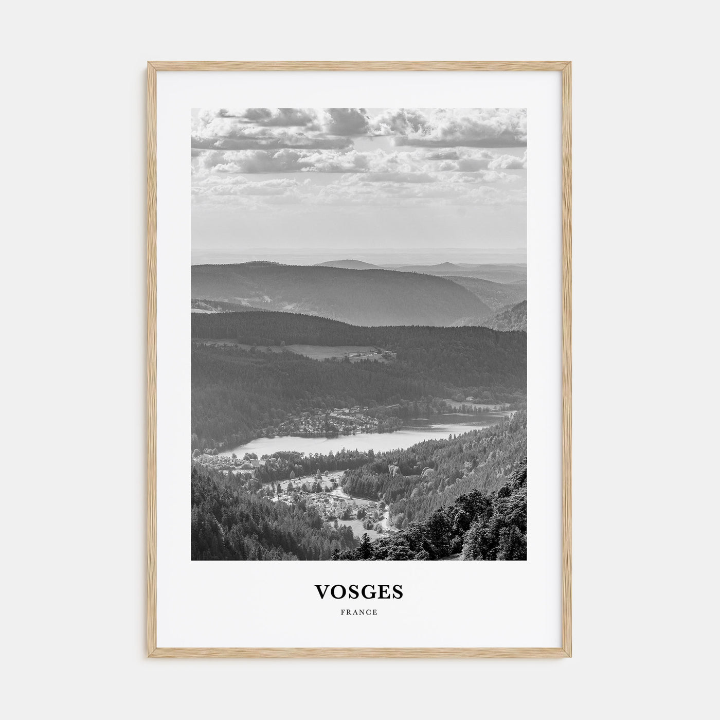 Vosges Portrait B&W Poster