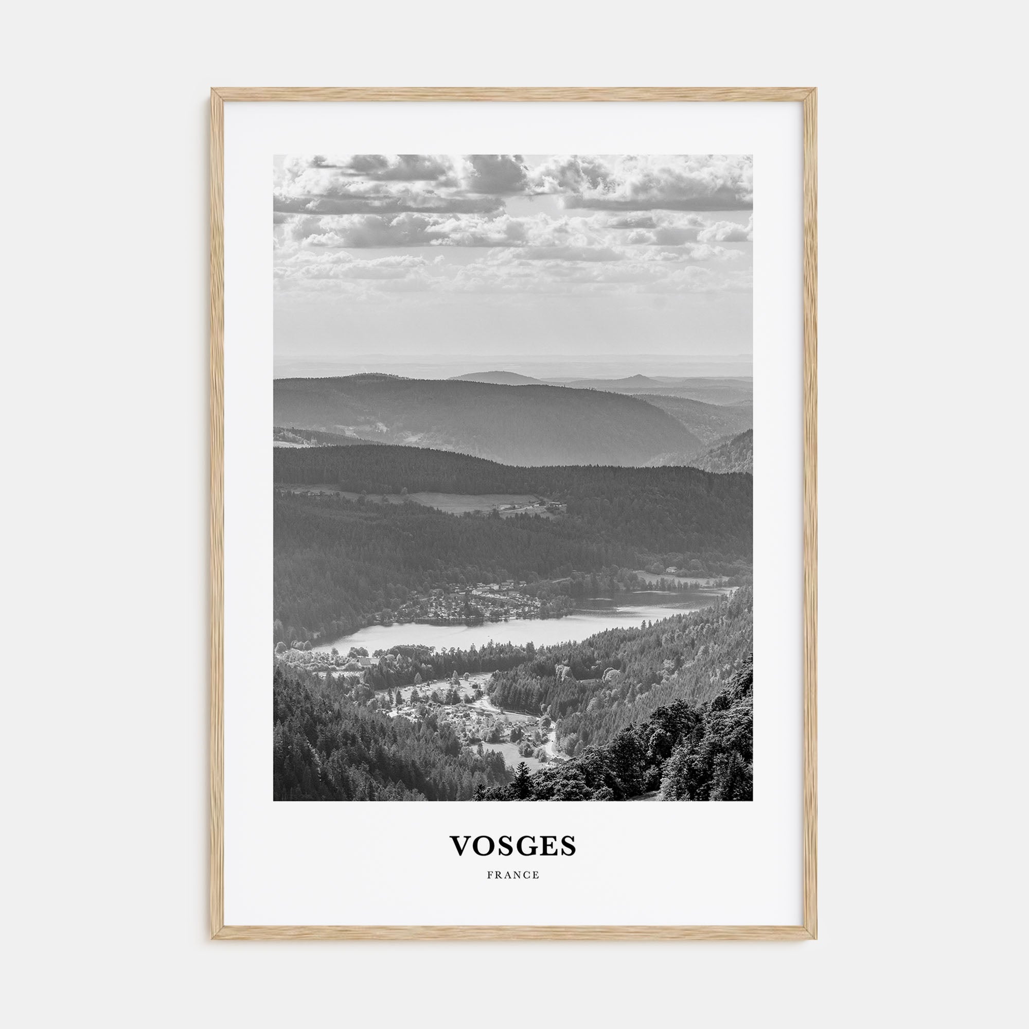 Vosges Portrait B&W Poster