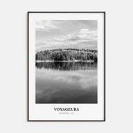 Voyageurs National Park Portrait B&W Poster