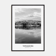 Voyageurs National Park Portrait B&W Poster