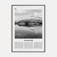 Voyageurs National Park Travel B&W Poster