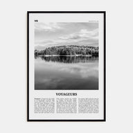 Voyageurs National Park Travel B&W Poster