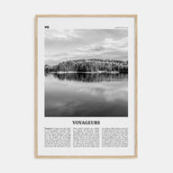 Voyageurs National Park Travel B&W Poster