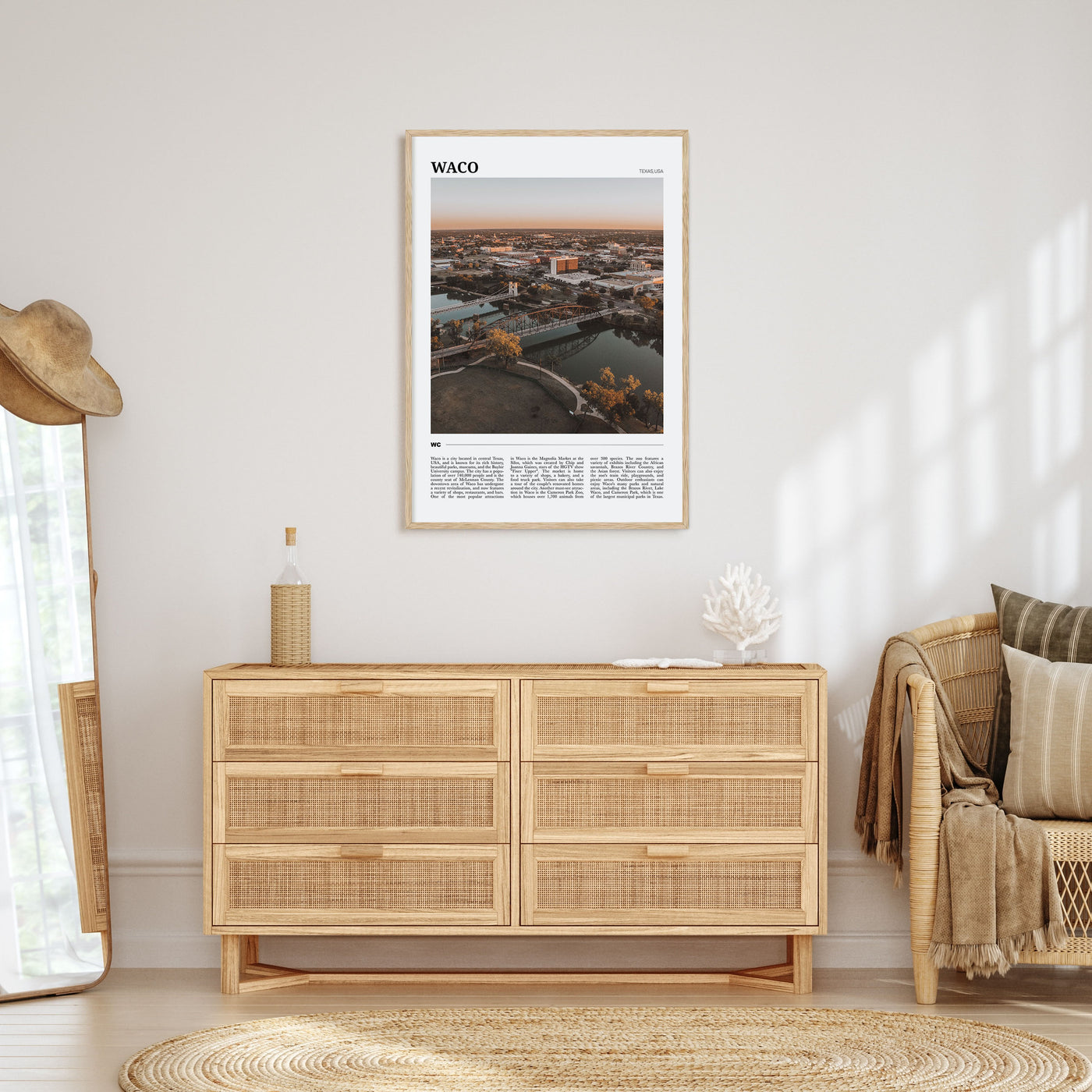 Waco Travel Color Poster