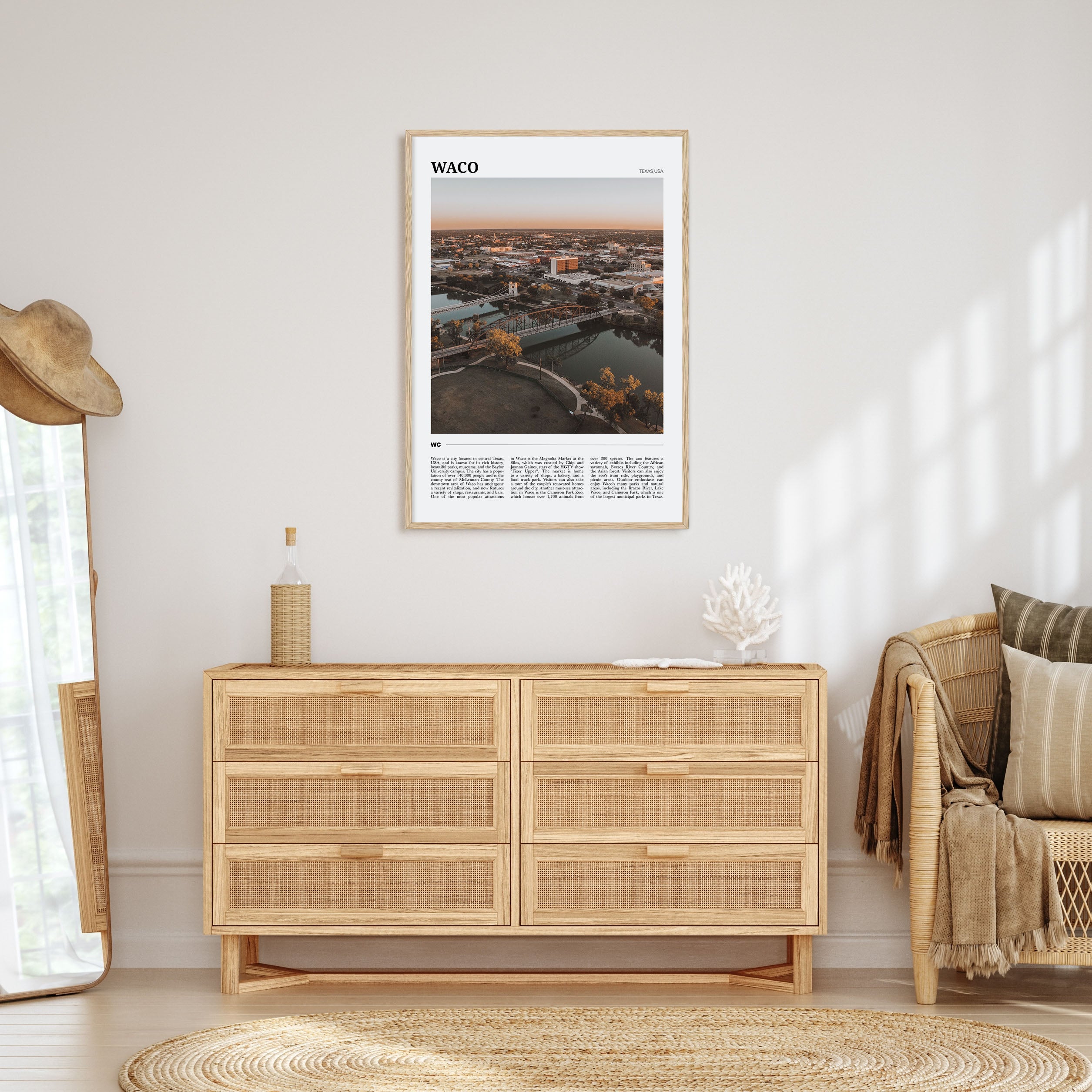 Waco Travel Color Poster