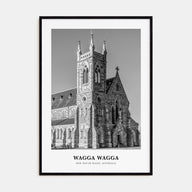 Wagga Wagga Portrait B&W Poster