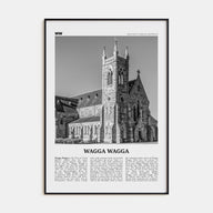 Wagga Wagga Travel B&W Poster