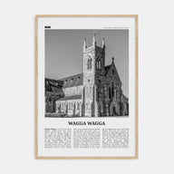 Wagga Wagga Travel B&W Poster