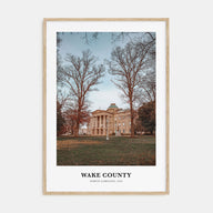 Wake County Portrait Color Poster