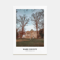 Wake County Portrait Color Poster