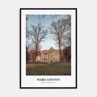 Wake County Portrait Color Poster
