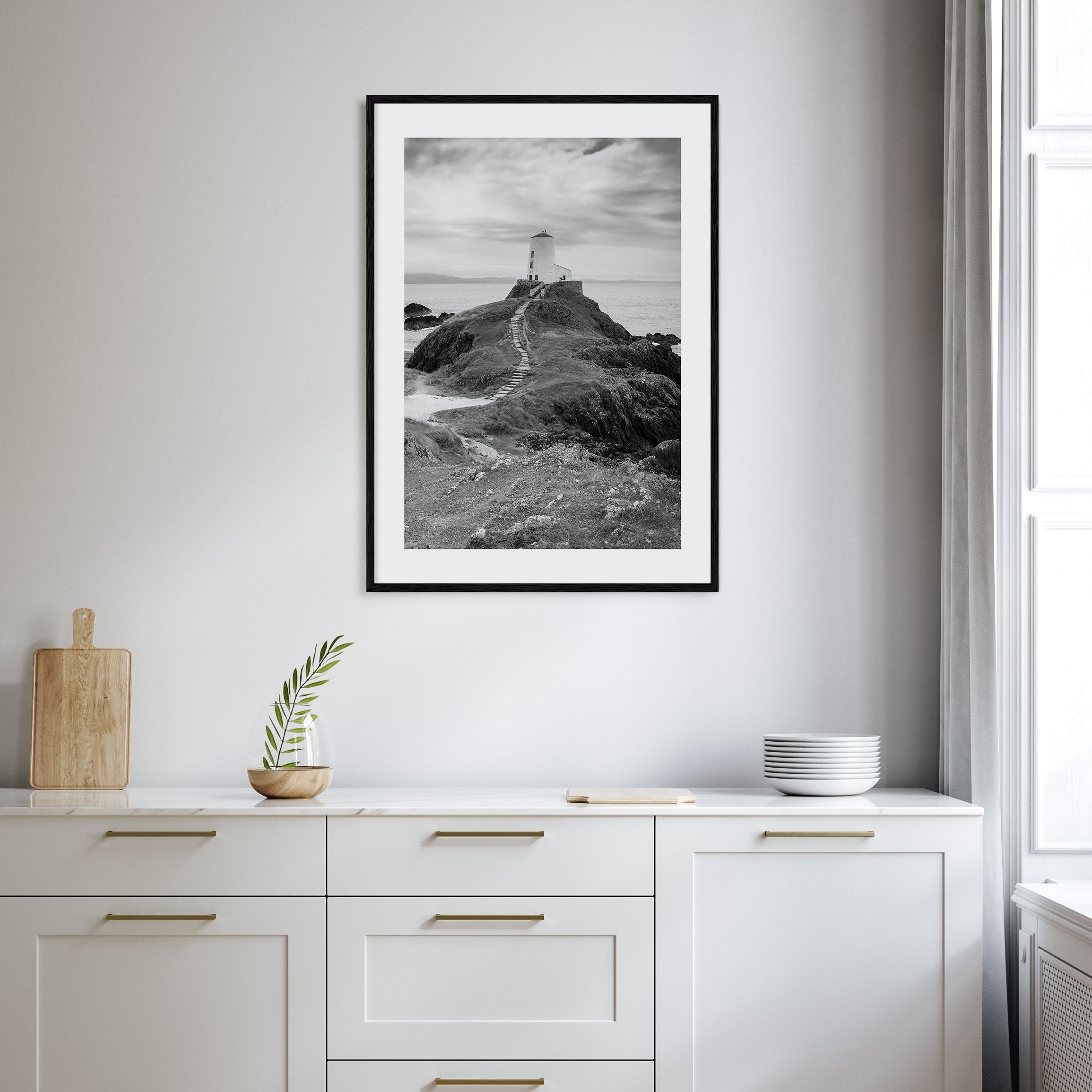 Wales Photo B&W Poster