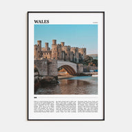 Wales Travel Color Poster