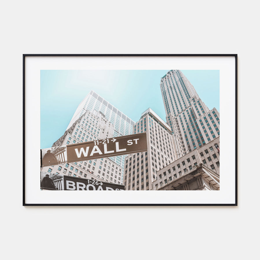 Wall Street Landscape Color Poster