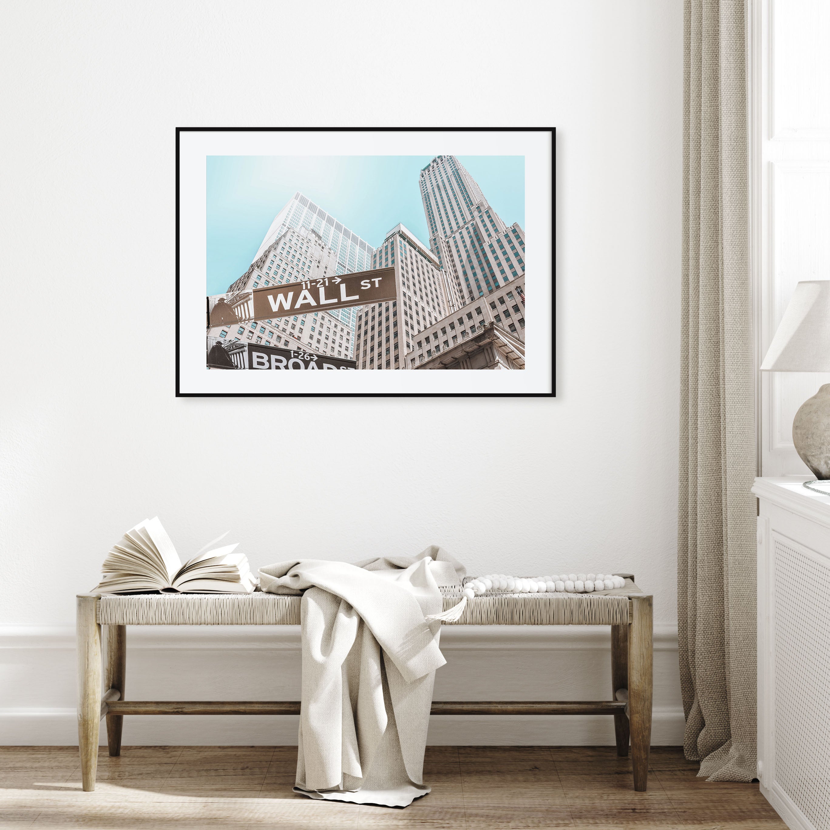 Wall Street Landscape Color Poster