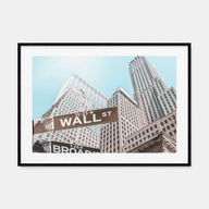 Wall Street Landscape Color Poster