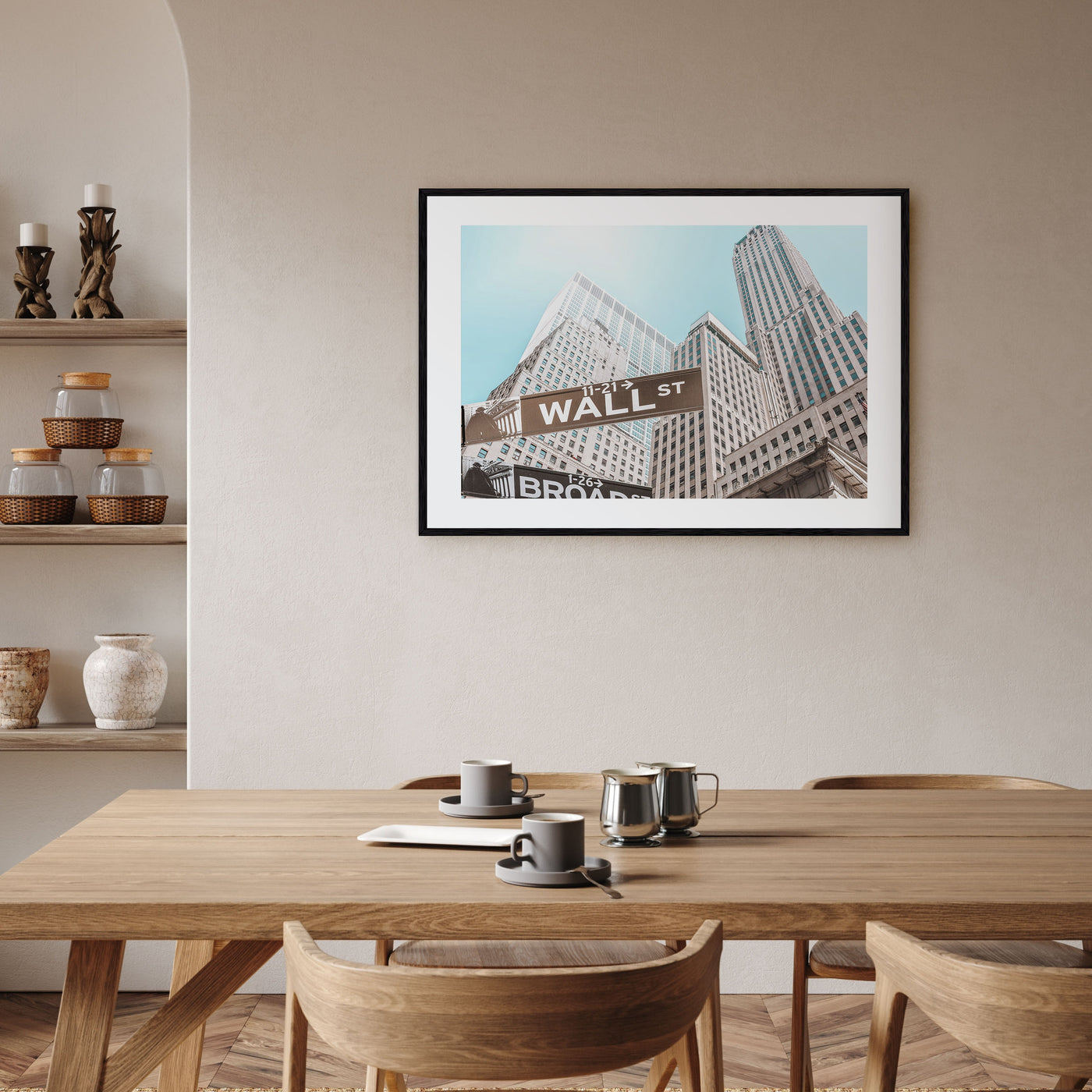 Wall Street Landscape Color Poster