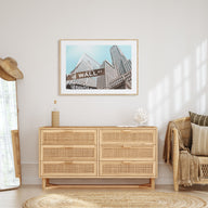 Wall Street Landscape Color Poster