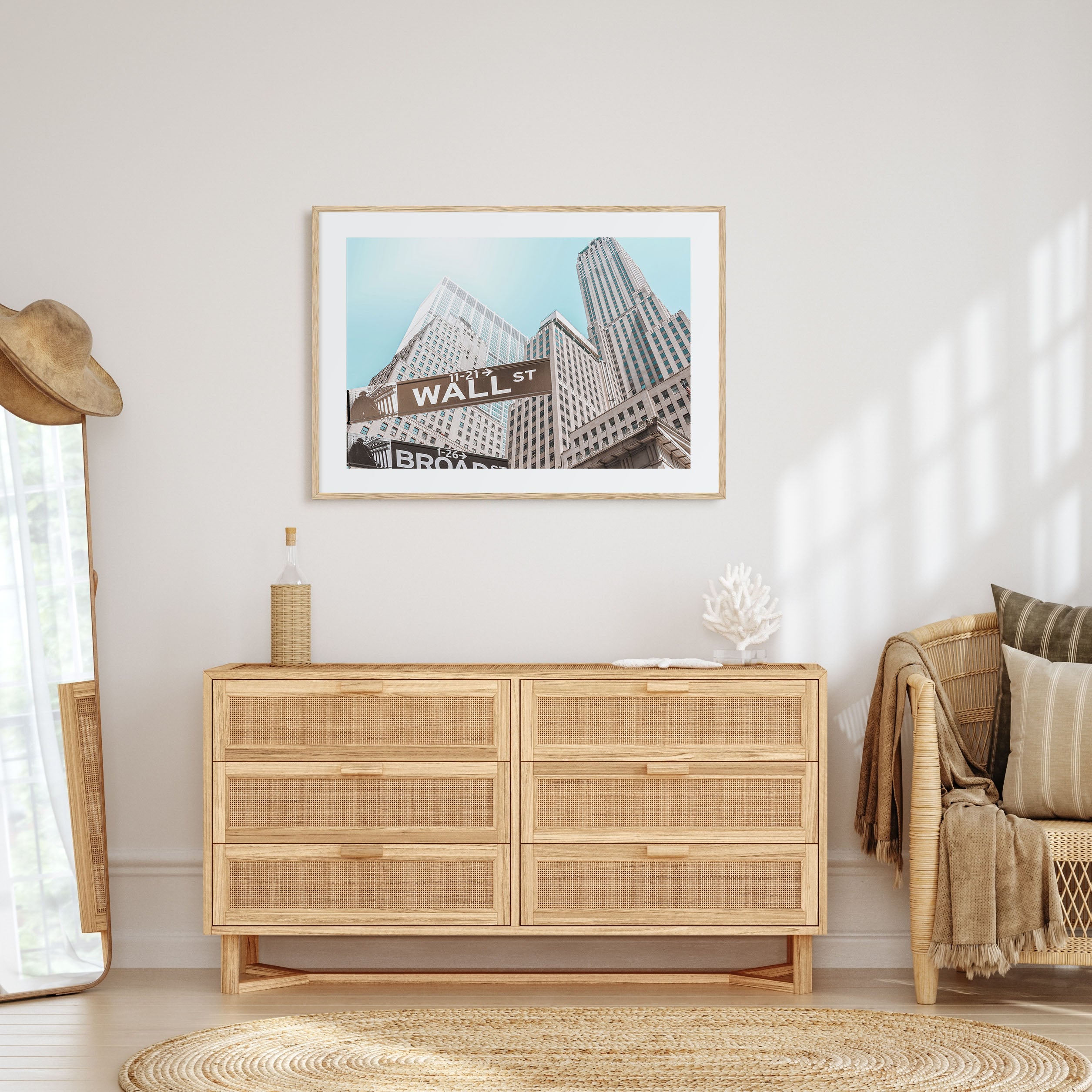 Wall Street Landscape Color Poster